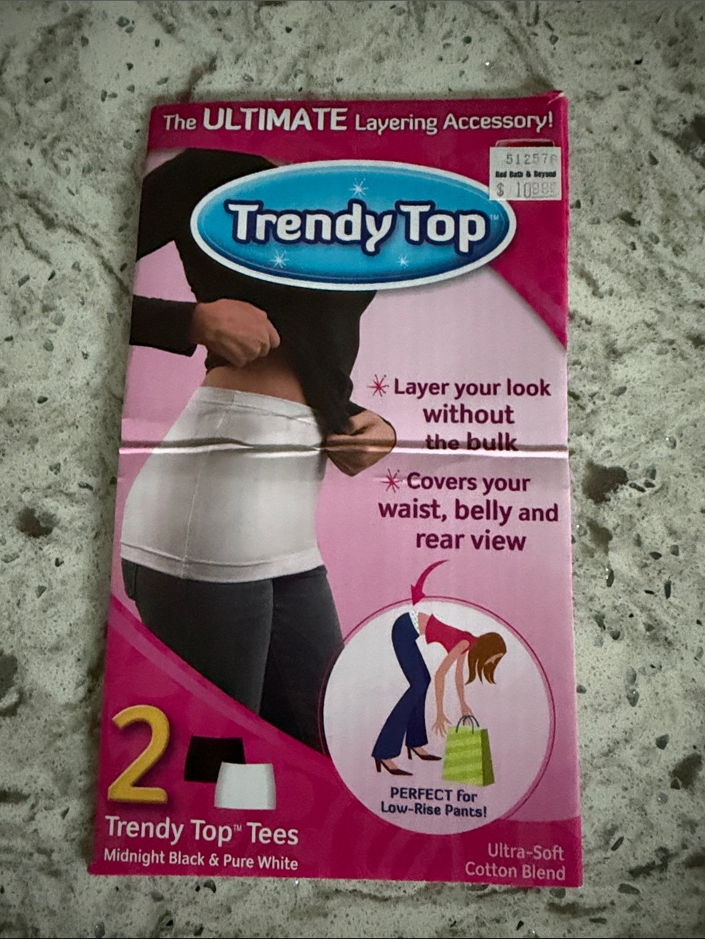 Trendy Top Layering Accessory - White & Black